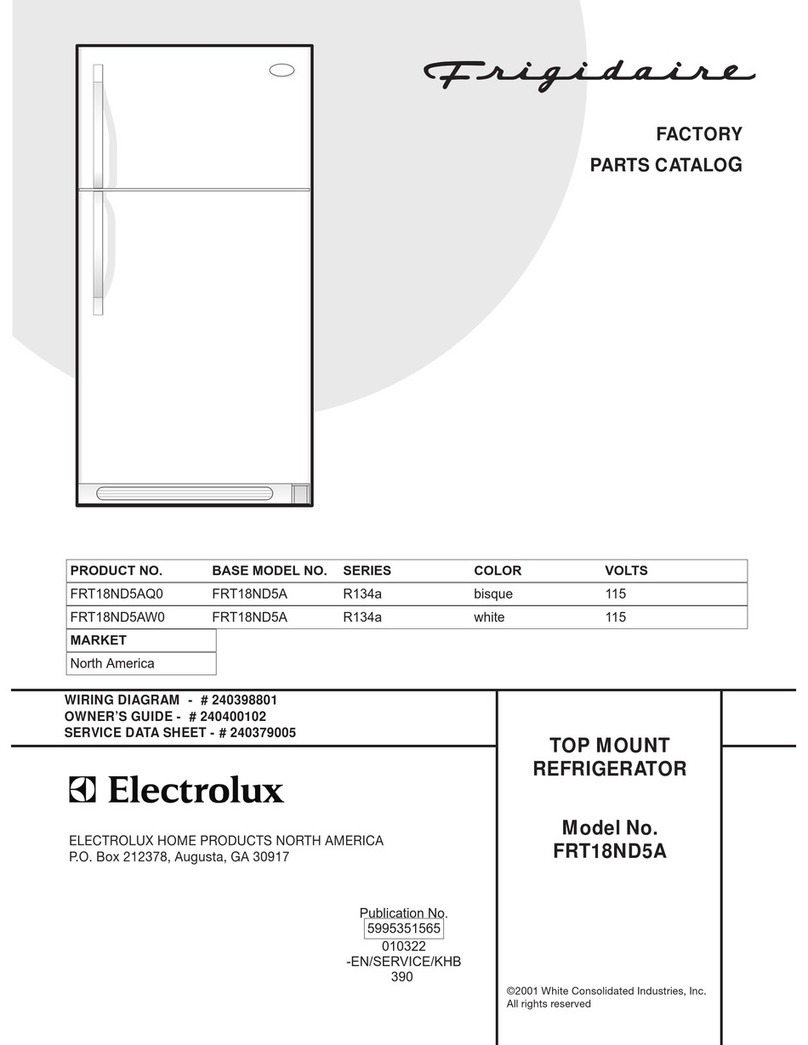 Frigidaire FRT18ND5A Factory parts catalog