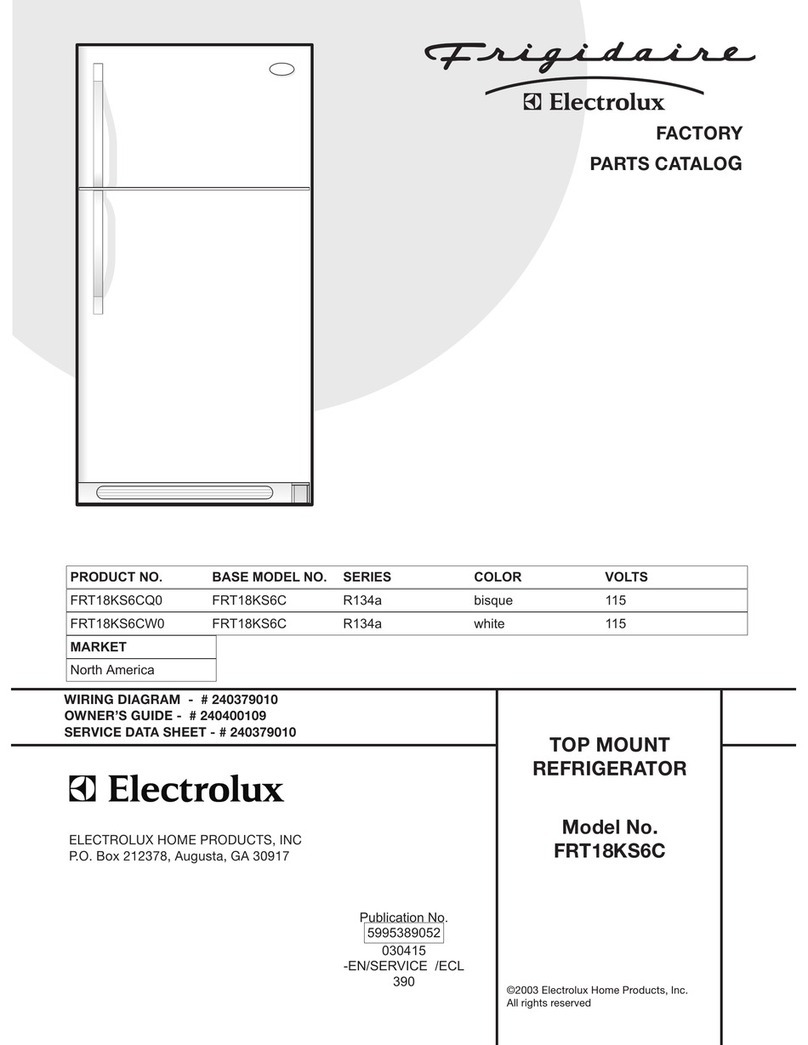 Frigidaire FRT18KS6C User manual