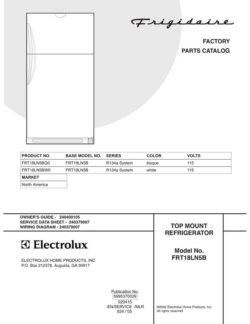 Frigidaire FRT18LN5B Factory parts catalog