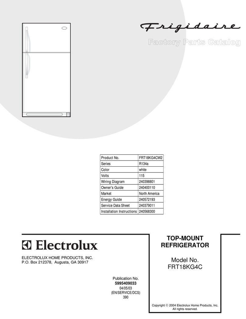 Frigidaire FRT18KG4C User manual