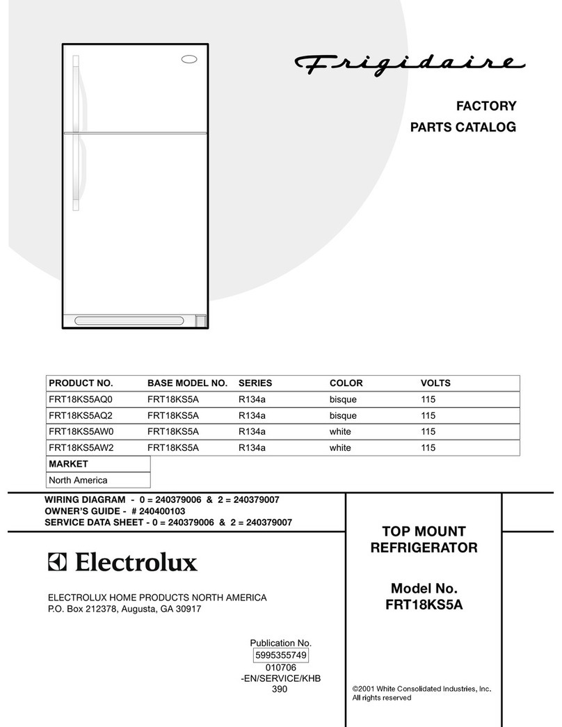 Frigidaire FRT18KS5A User manual