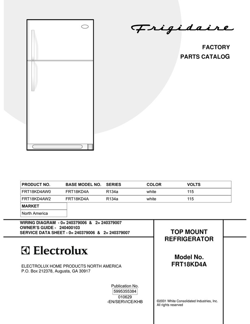Frigidaire FRT18KD4A User manual