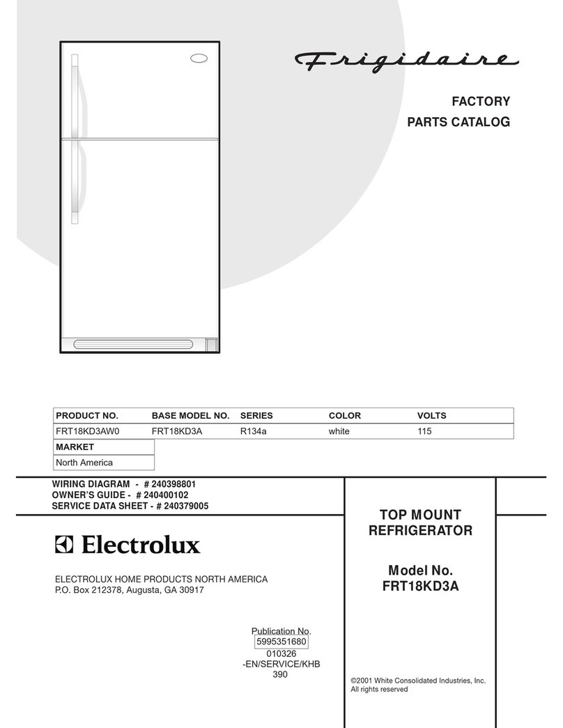 Frigidaire FRT18KD3A Factory parts catalog