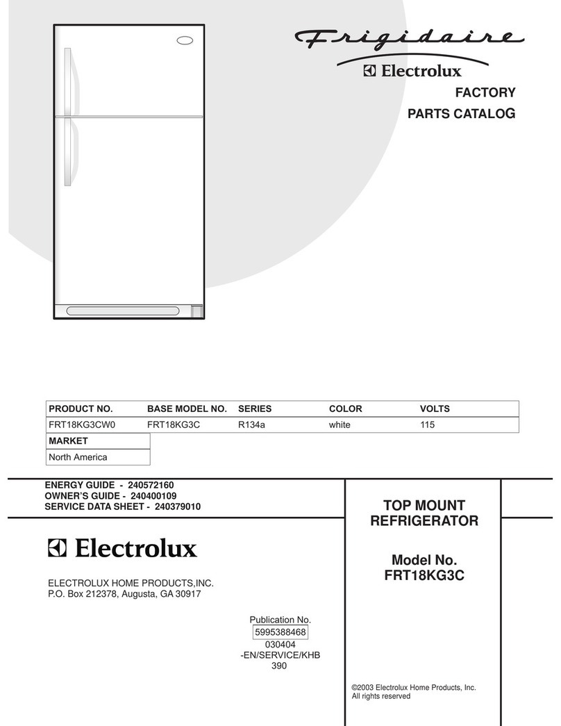 Frigidaire FRT18KG3C User manual