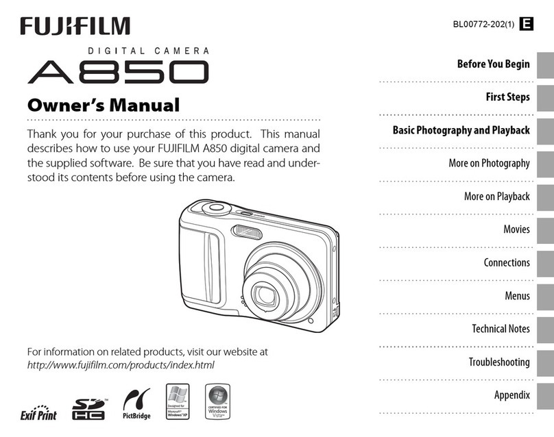 FujiFilm A850 owner's manual FujiFilm A850 owner's manual