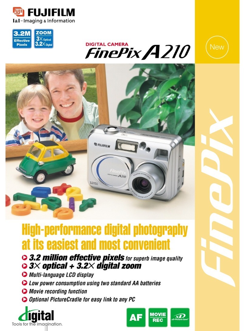 FujiFilm FINEPIX A210 User manual