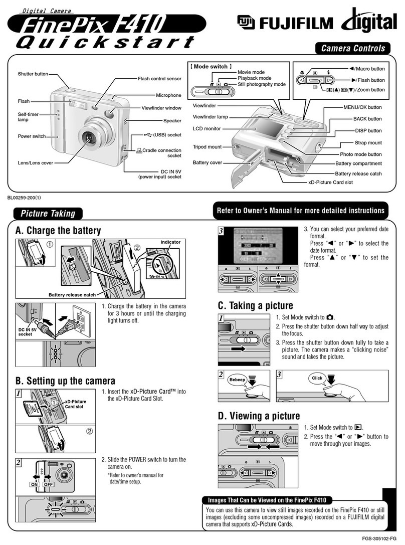 FujiFilm FinePix F410 quick start