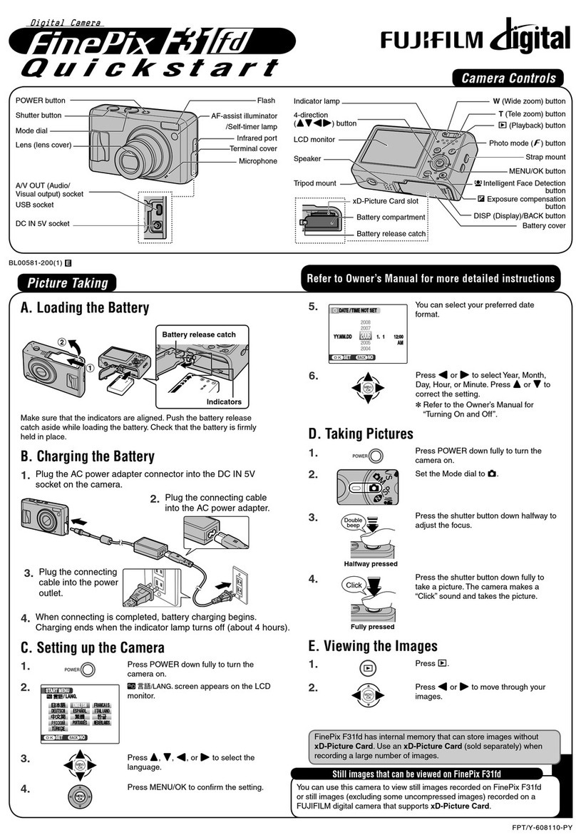 FujiFilm FinePix F31fd quick start