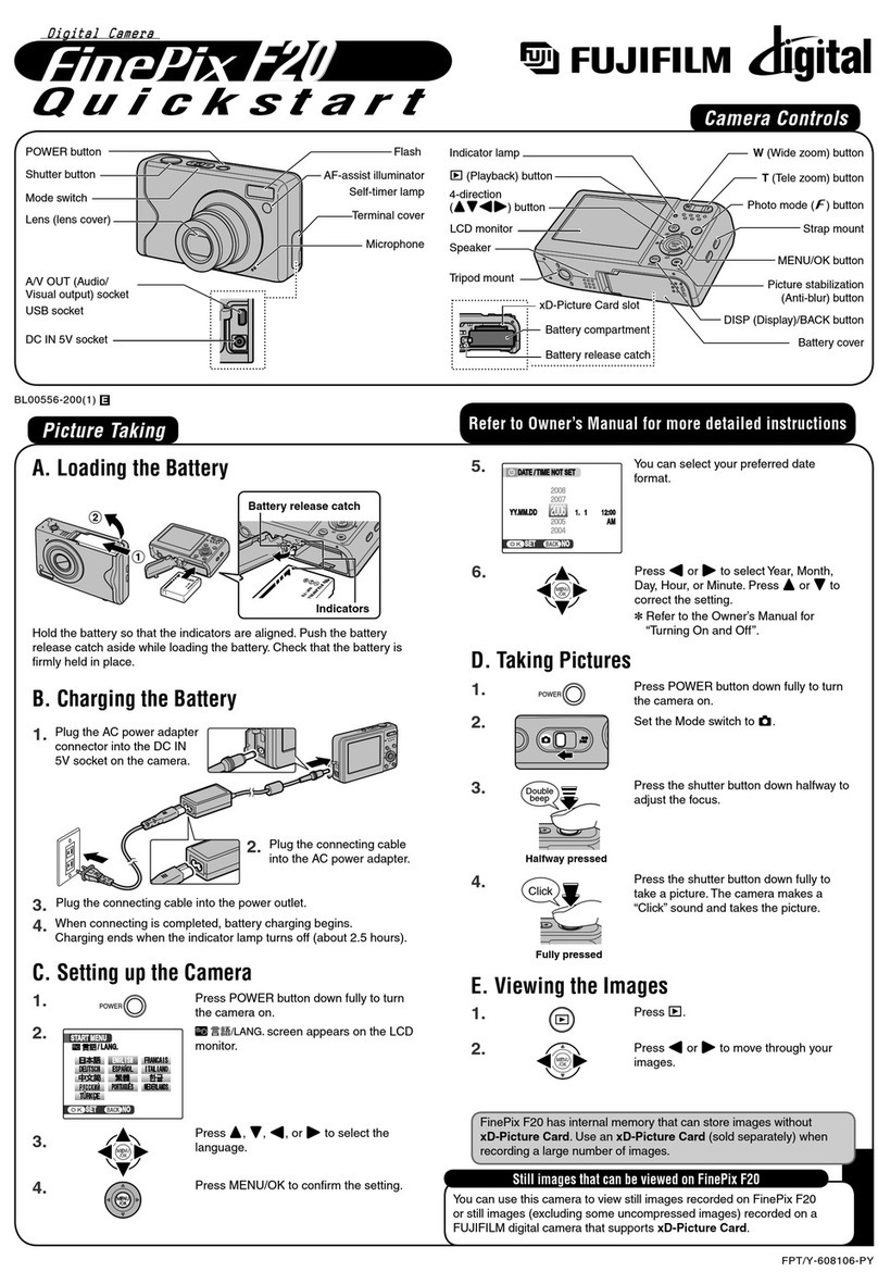 FujiFilm FinePix F20 User manual