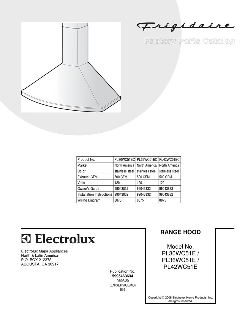 Frigidaire PL30WC51E User manual