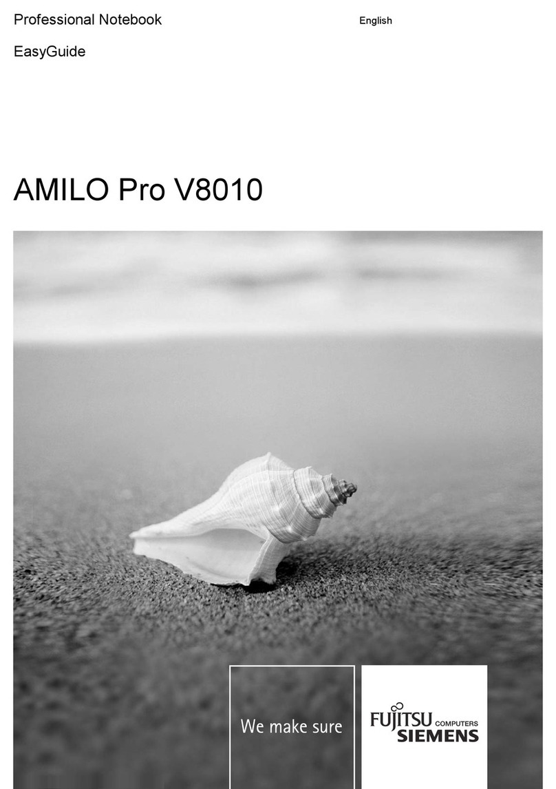 Fujitsu Siemens Computers AMILO Pro V8010 User manual Fujitsu Siemens Computers AMILO Pro V8010 User manual