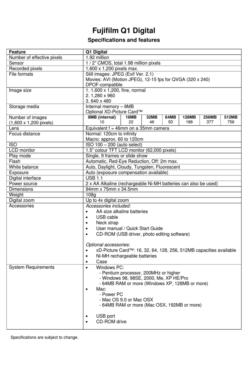 FujiFilm Q1 DIGITAL Specifications