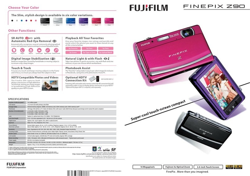 FujiFilm FinePix Z90 User manual