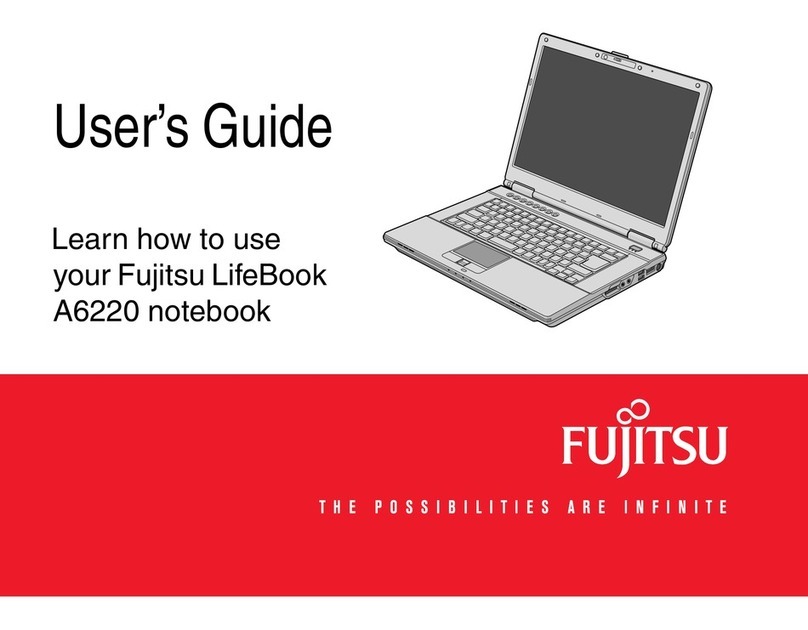 Fujitsu A6220 - LifeBook - Core 2 Duo 2.13 GHz User manual