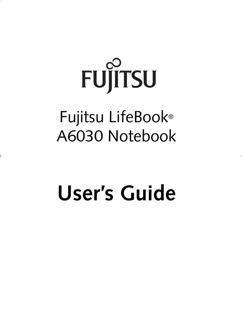 Fujitsu Lifebook A6030 User manual