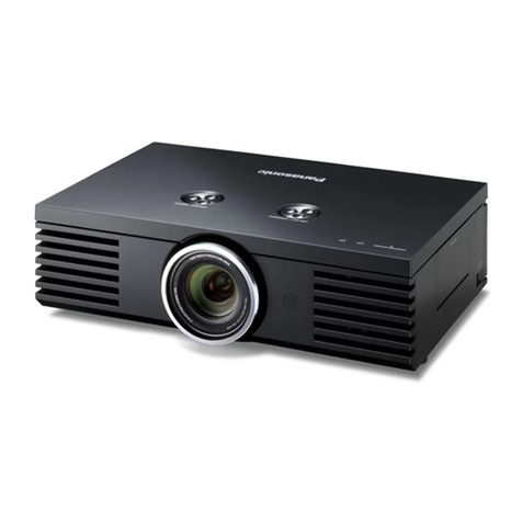 Panasonic PTAE3000U - HOME THEATER LCD PROJECTOR User manual