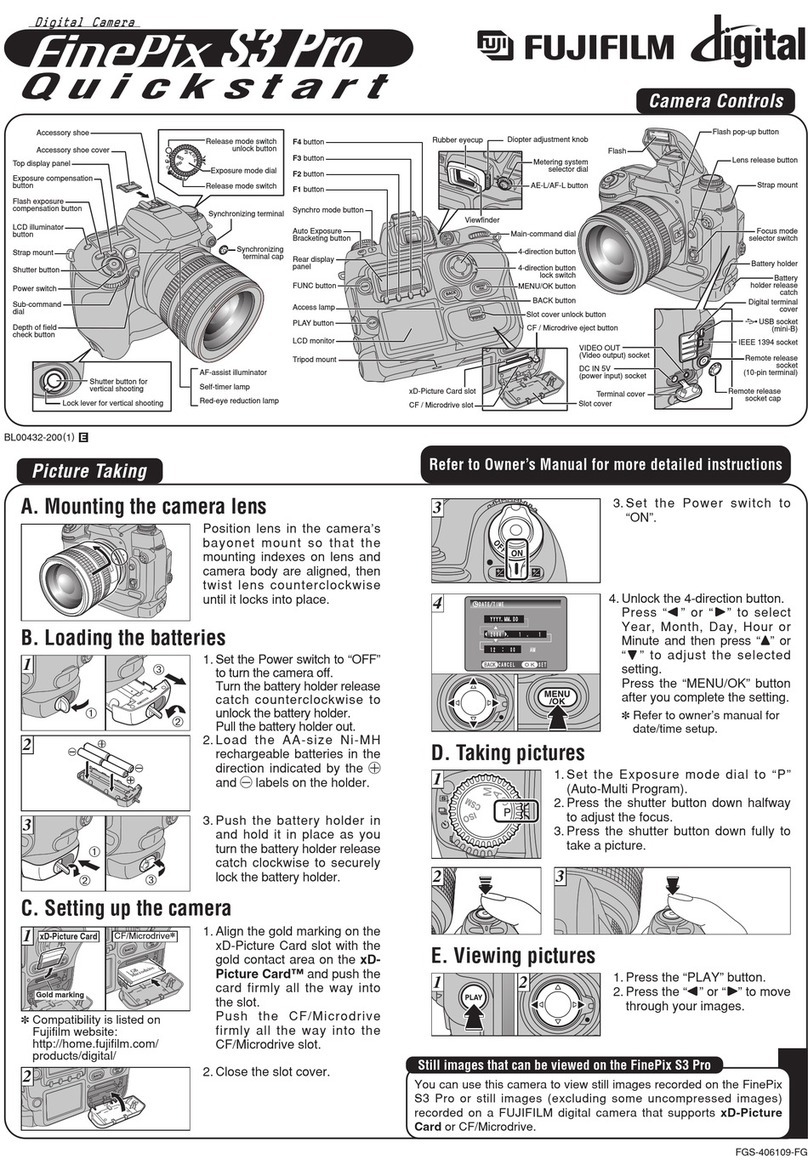 FujiFilm Finepix S3 Pro UVIR quick start