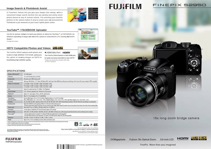 FujiFilm FinePix S2950 User manual