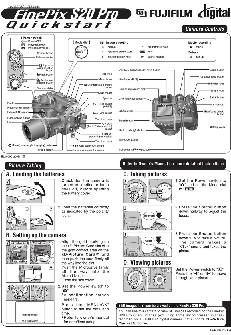 FujiFilm FinePix S20 Pro User manual