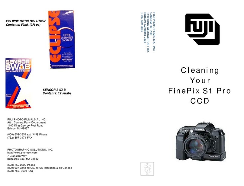 FujiFilm FinePix S1 Pro Cleaning guide