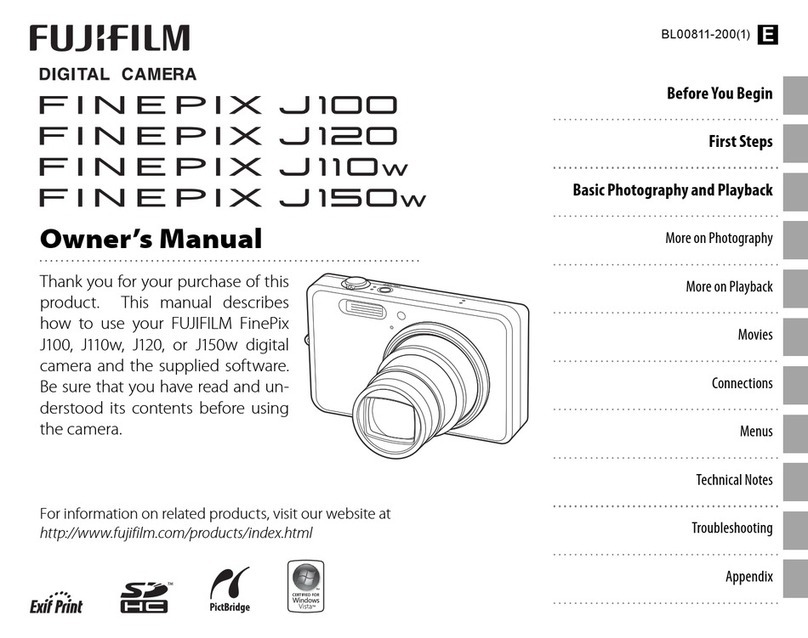 FujiFilm Finepix J110w User manual