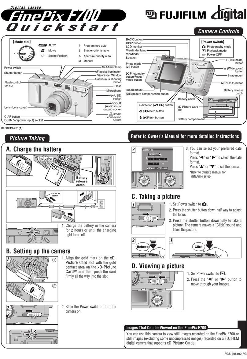 FujiFilm FinePix F700 quick start