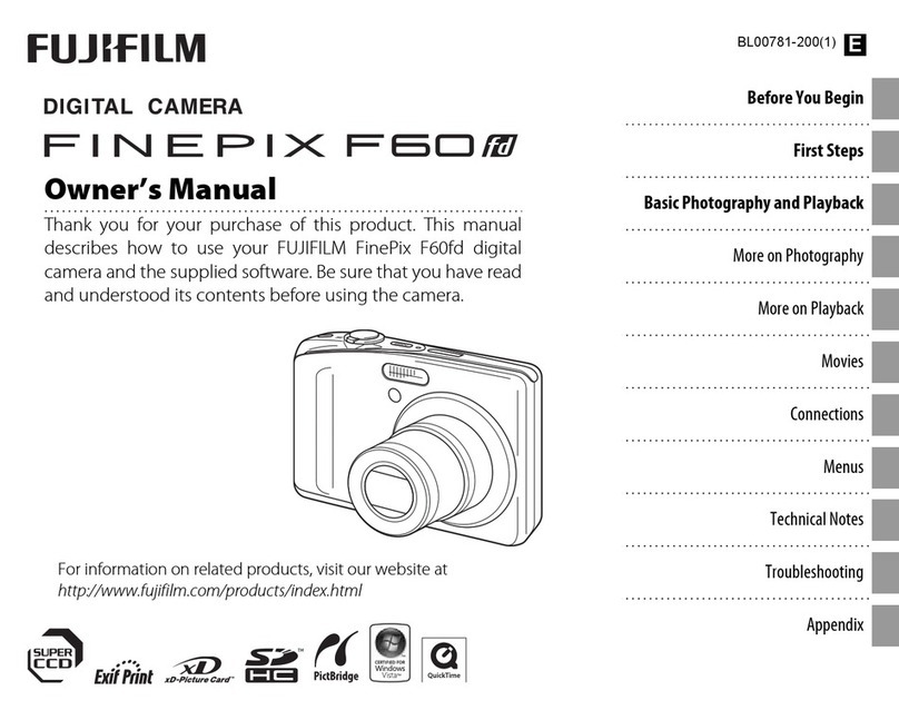 FujiFilm Finepix F60FD owner's manual