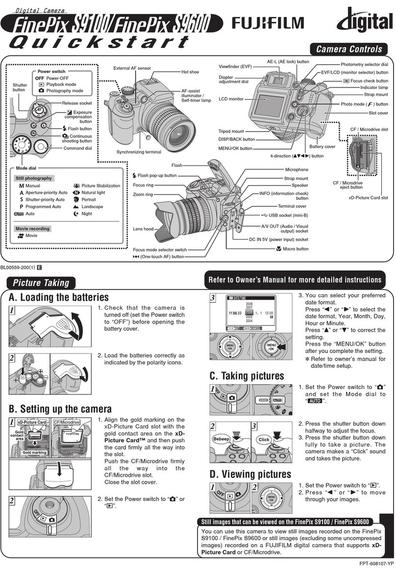 FujiFilm FINEPIX S91 00 Series User manual