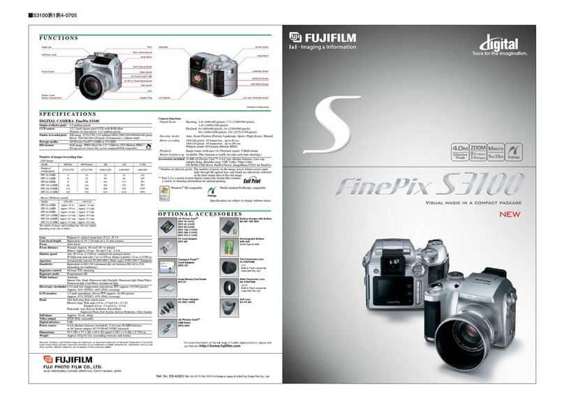 FujiFilm FinePix S3100 User manual