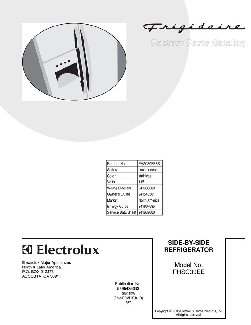 Frigidaire PHSC39EE User manual