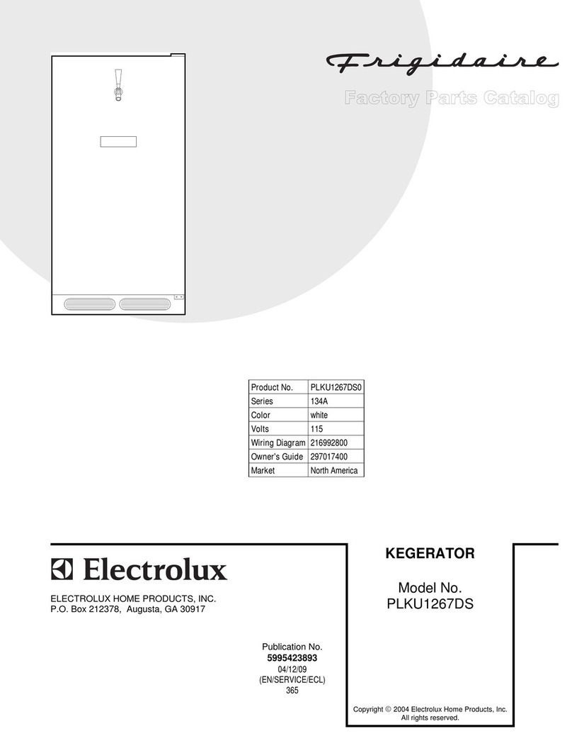 Frigidaire PLKU1267DS0 Factory parts catalog