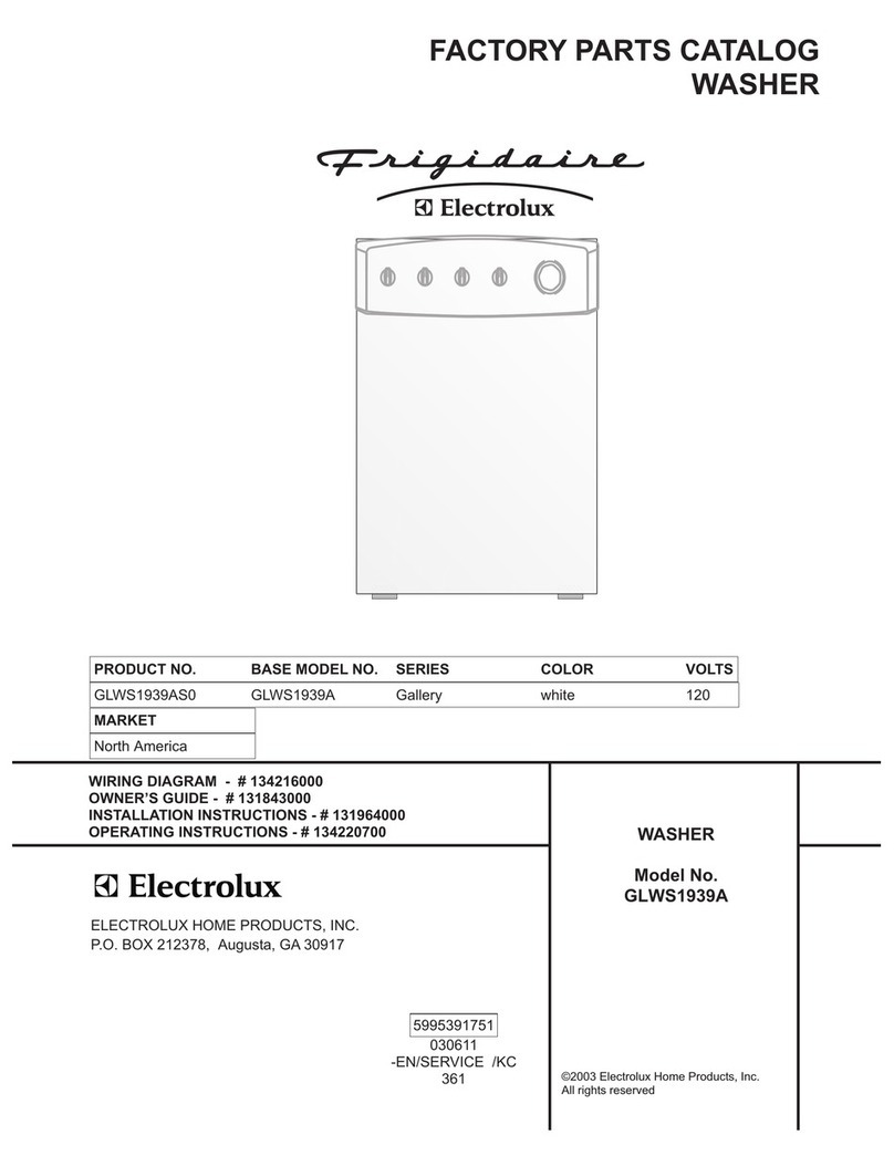 Frigidaire GLWS1939A Factory parts catalog
