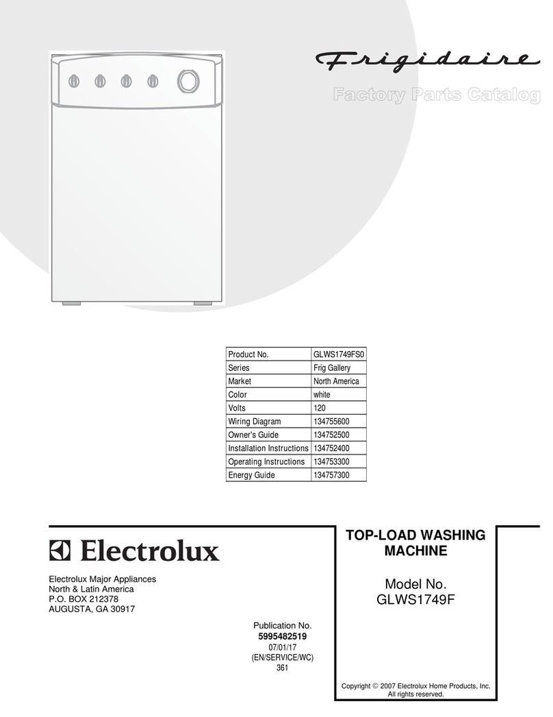 Frigidaire GLWS1749F Factory parts catalog