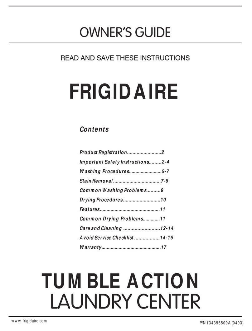 Frigidaire GLEH1642DS0 User manual