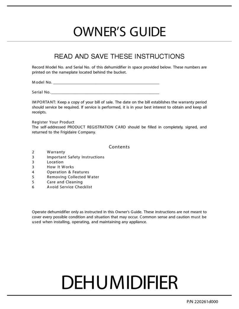 Frigidaire FDL60P12 User manual