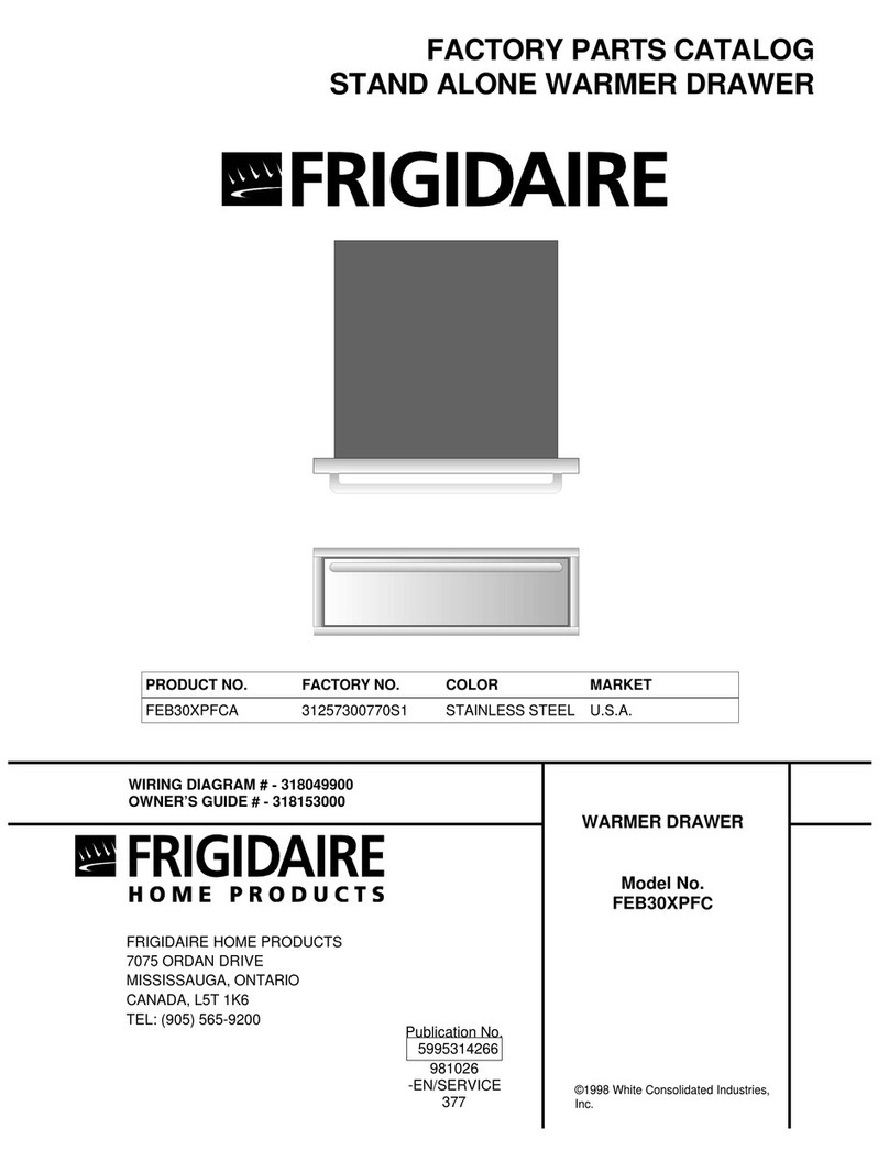 Frigidaire FEB30XPFC Factory parts catalog