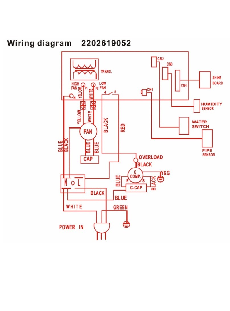 Frigidaire FDL60P12 Wiring diagram