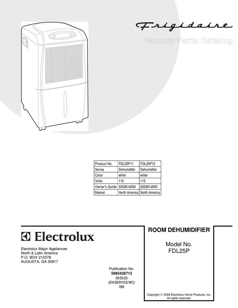 Frigidaire FDL25P Factory parts catalog Frigidaire FDL25P Factory parts catalog