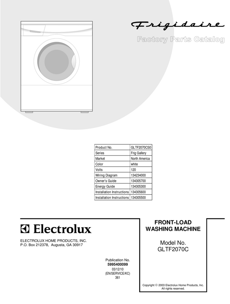 Frigidaire GLTF2070C User manual