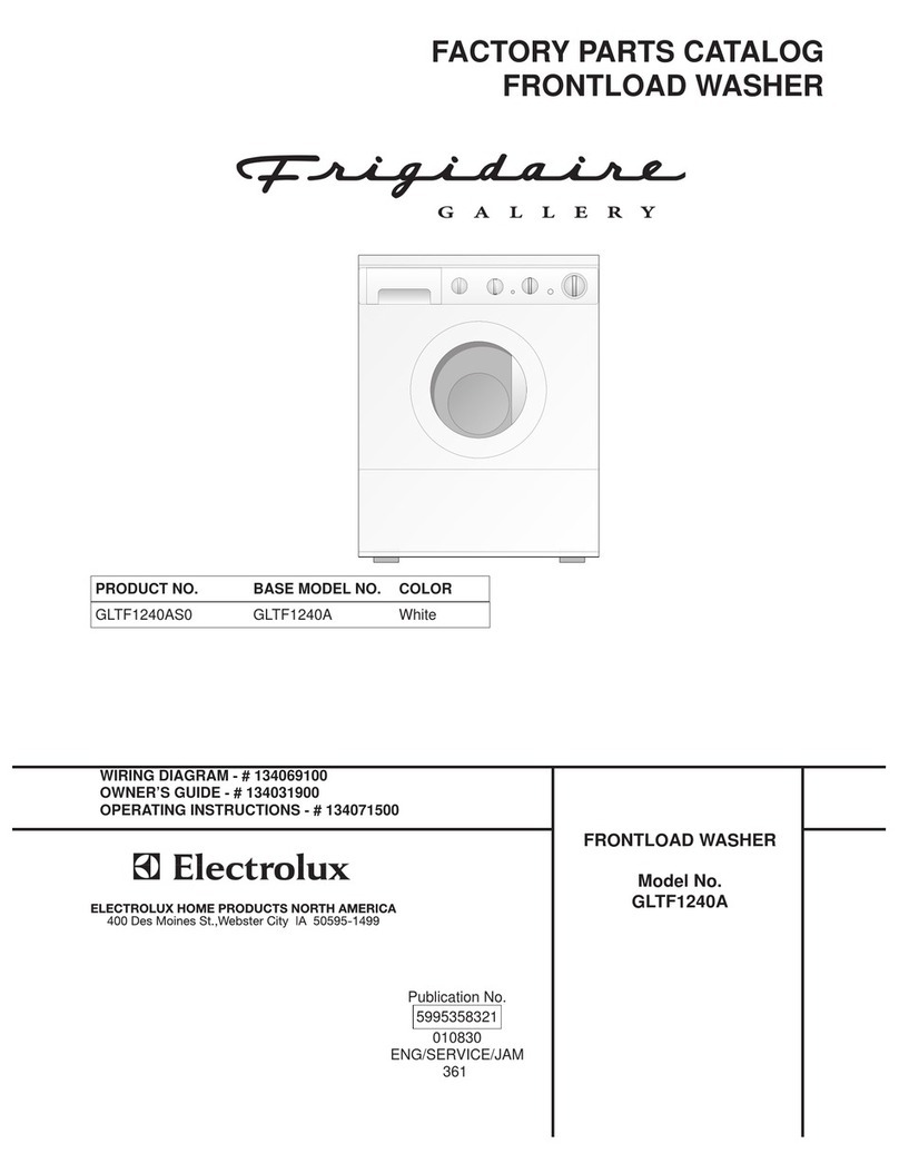 Frigidaire Gallery GLTF1240A User manual