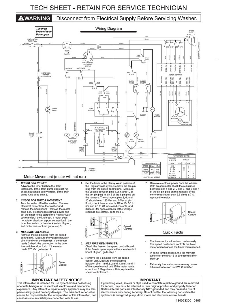 Frigidaire GLTF1240AS0 User manual