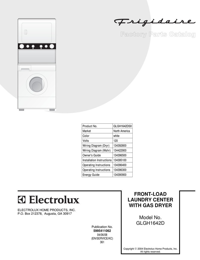 Frigidaire GLGH1642D Factory parts catalog