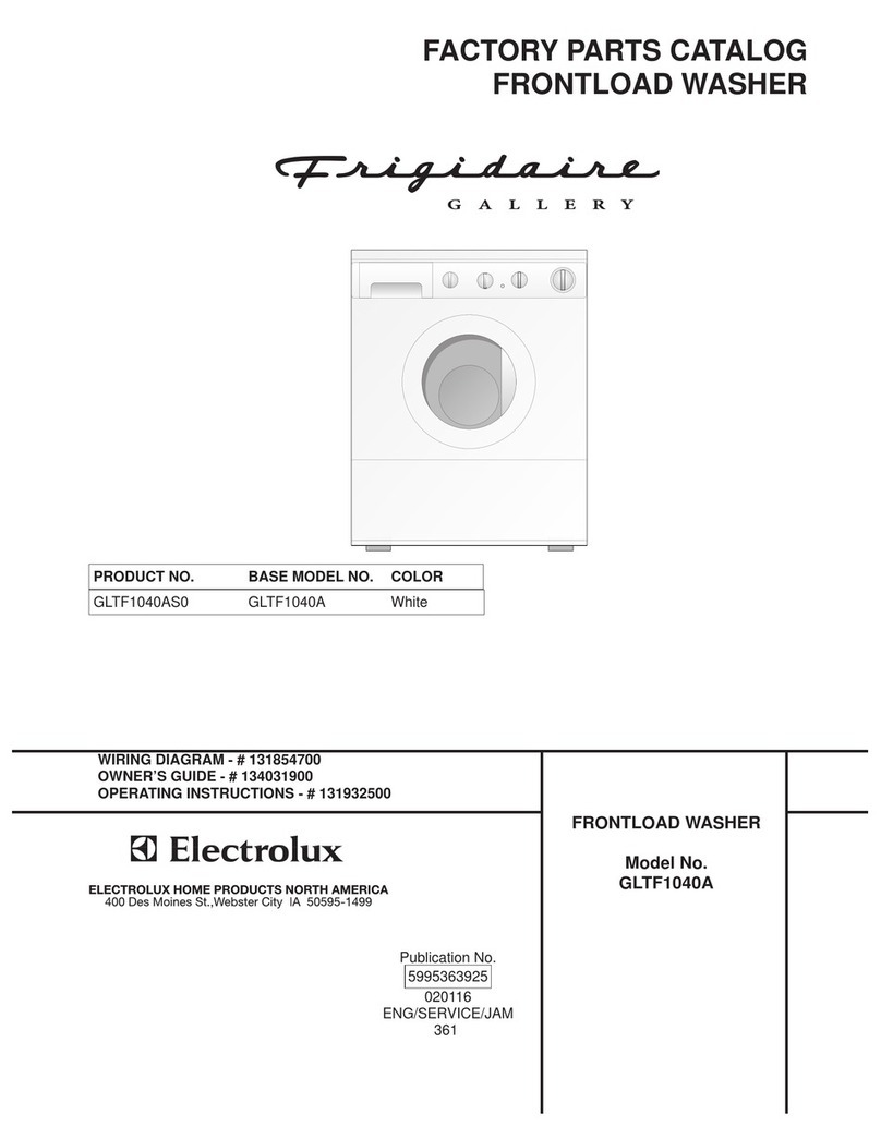 Frigidaire Gallery GLTF1040A User manual