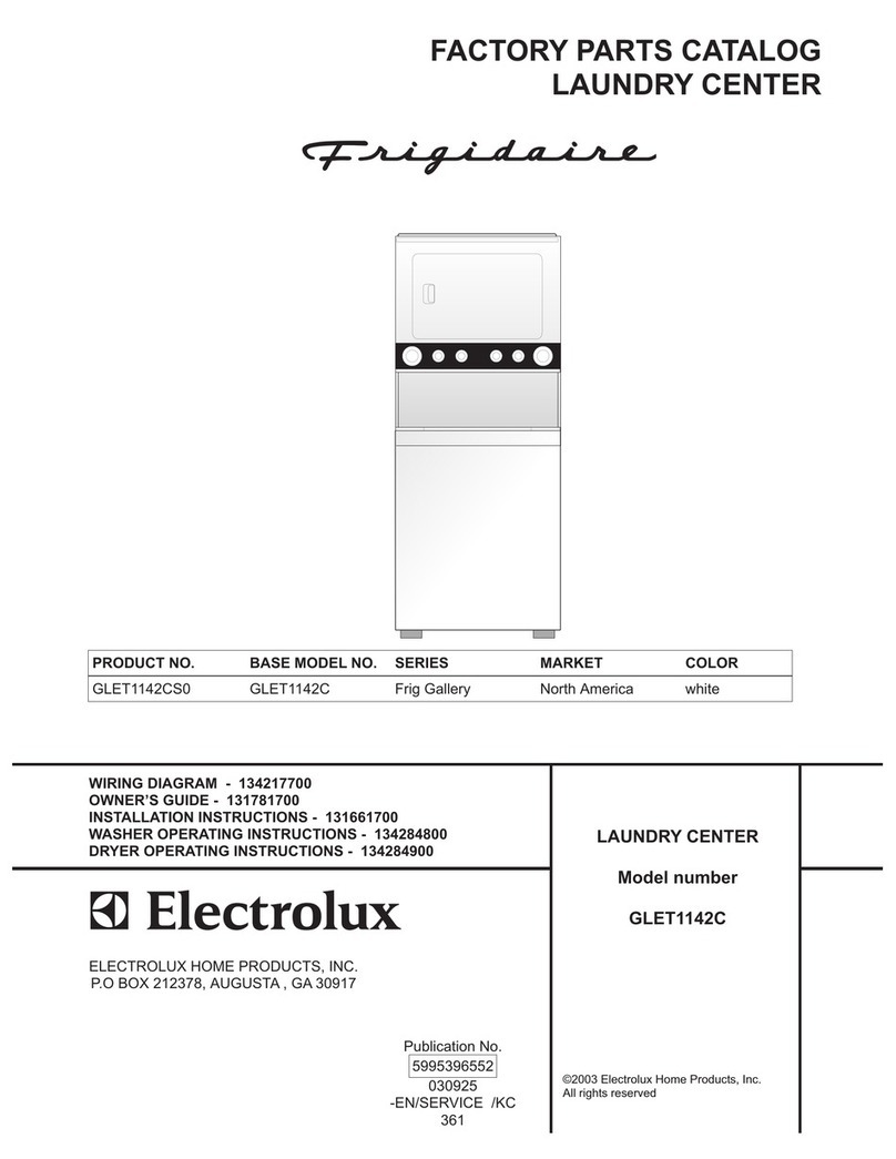 Frigidaire GLET1142C Factory parts catalog