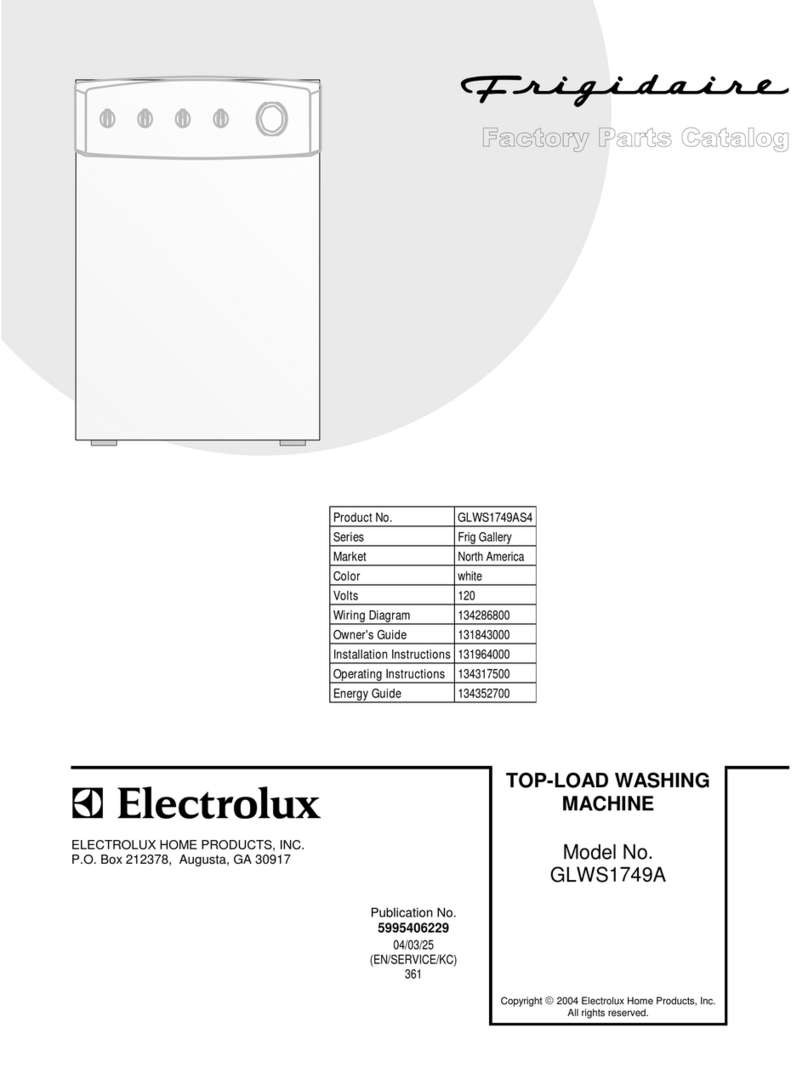 Frigidaire GLWS1749A User manual Frigidaire GLWS1749A User manual