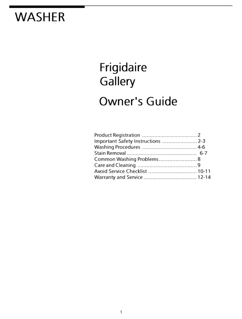 Frigidaire GLWS1339CC0 User manual Frigidaire GLWS1339CC0 User manual