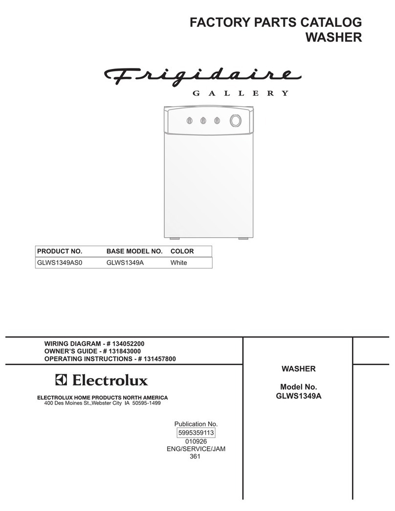 Frigidaire Gallery GLWS1349A User manual