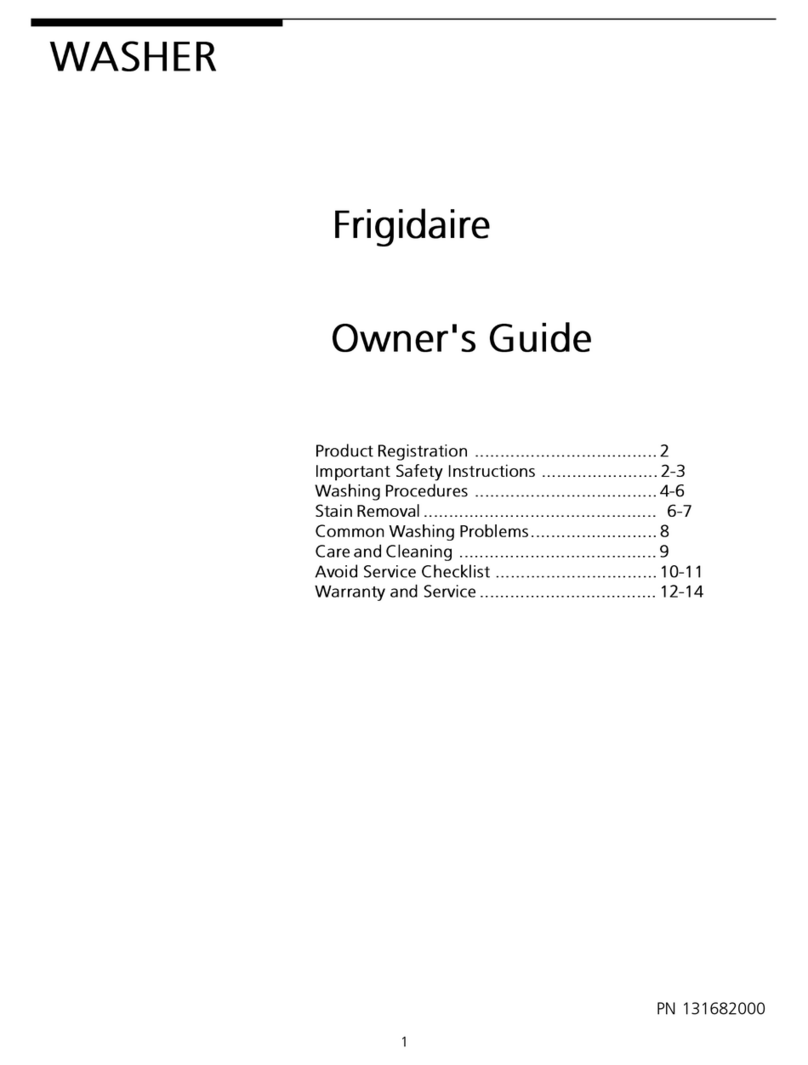 Frigidaire GLWS1233AS1 User manual