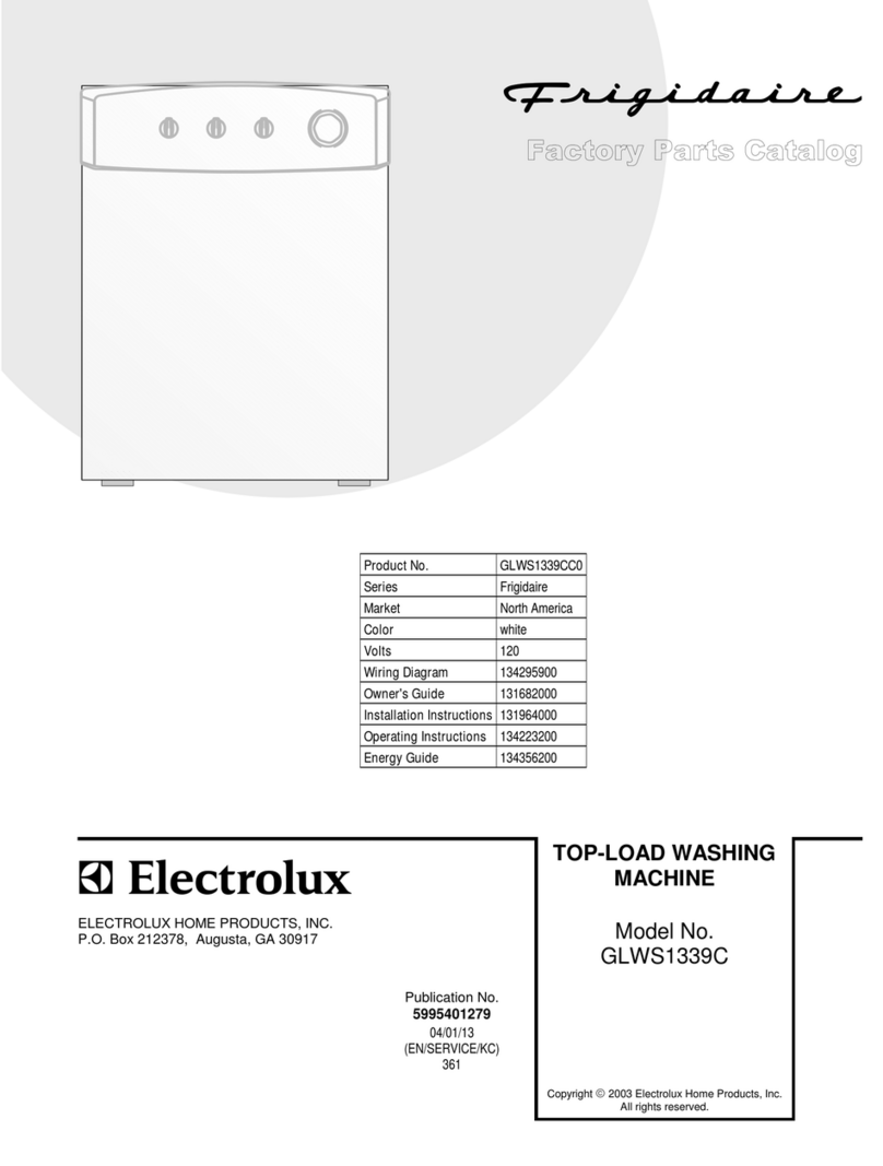 Frigidaire GLWS1339C User manual