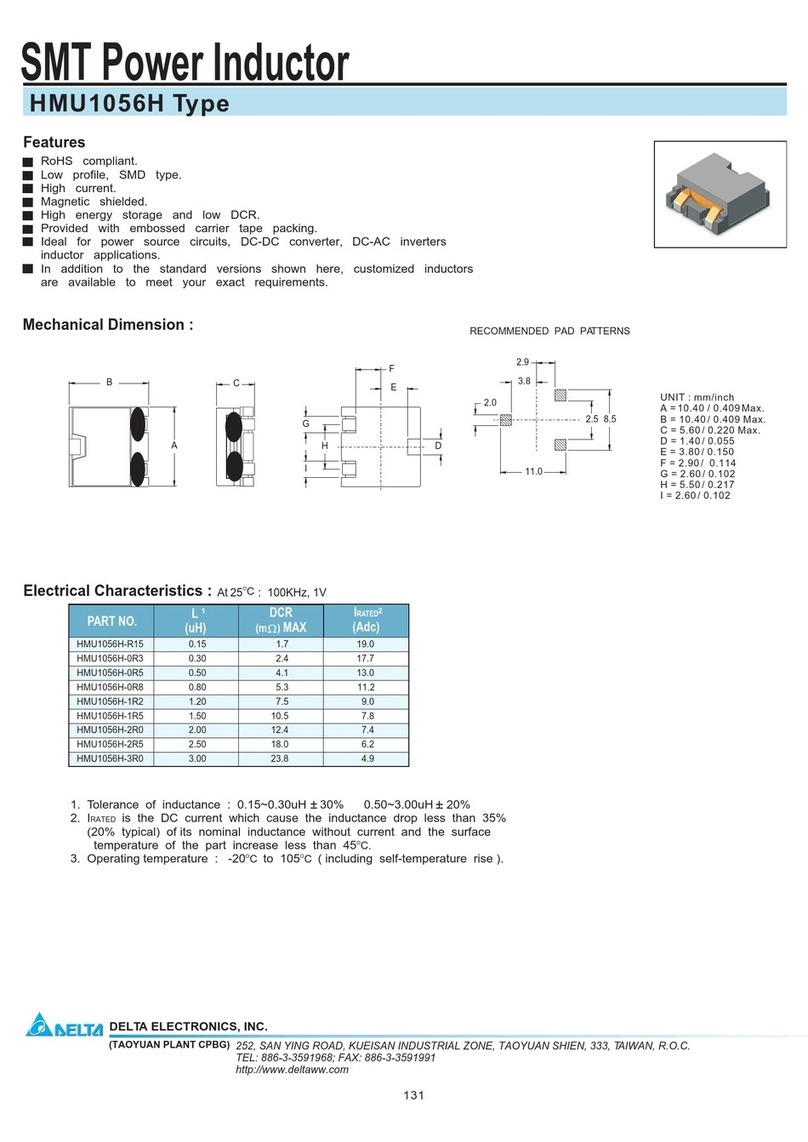 Delta Electronics HMU1056H User manual Delta Electronics HMU1056H User manual